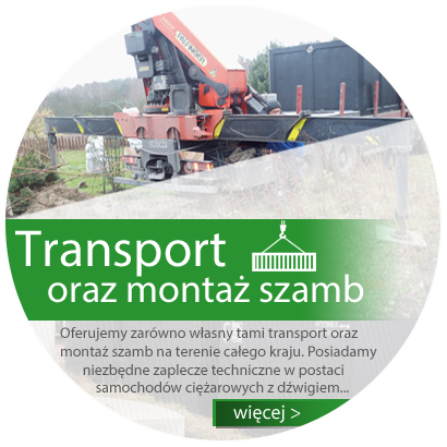 Transport szamb betonowych